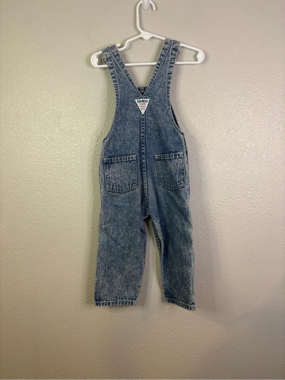 OshKosh B'gosh Vintage Wash Blue Denim Overalls for Kids